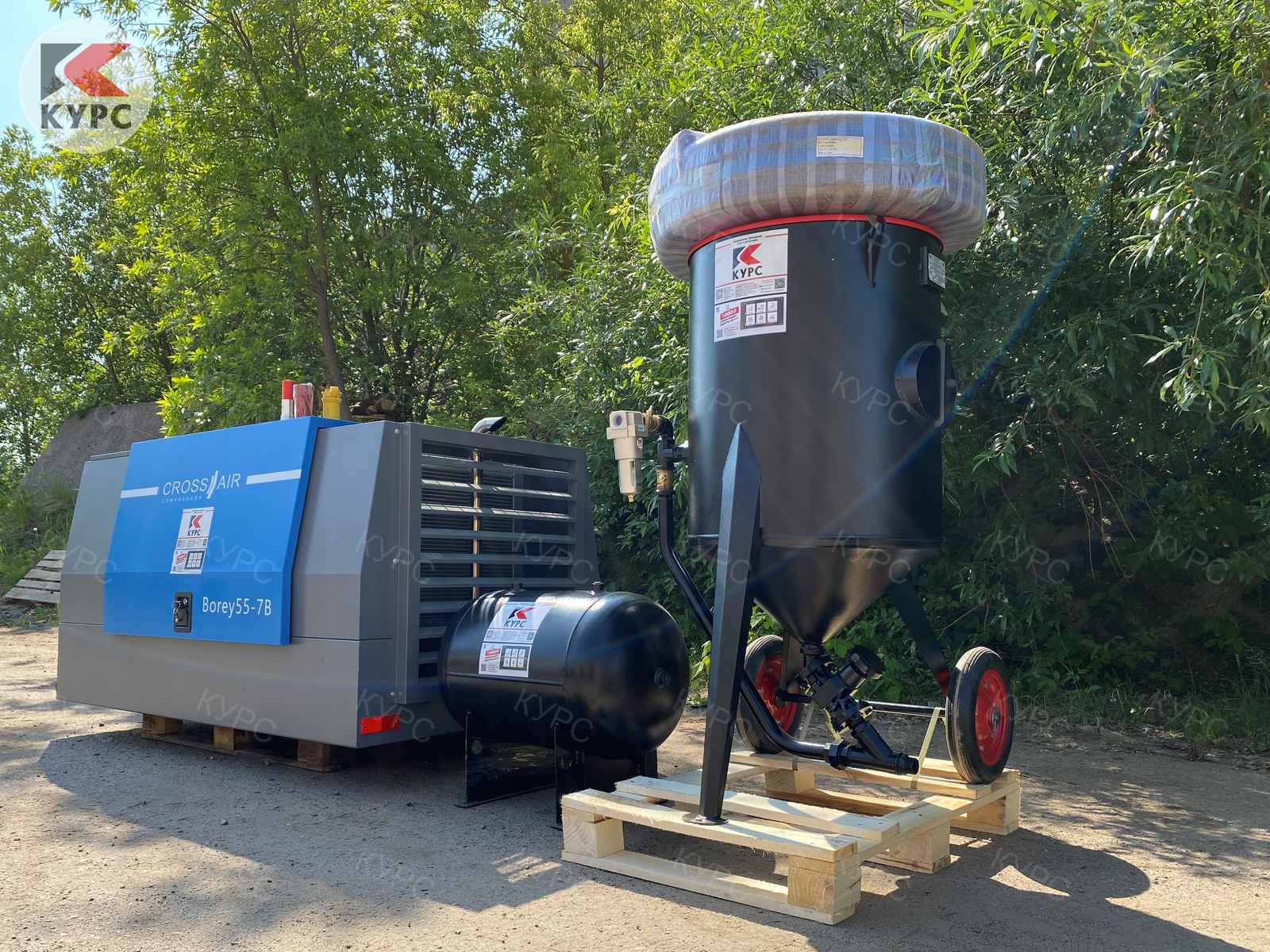 Пескоструй для выездных работ