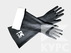 Перчатки для пескоструя резиновые RGS-600 КУРС® на подкладке