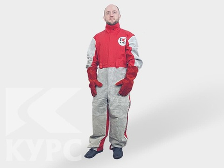 Комбинезон пескоструйщика КУРС ПРОФ с перчатками