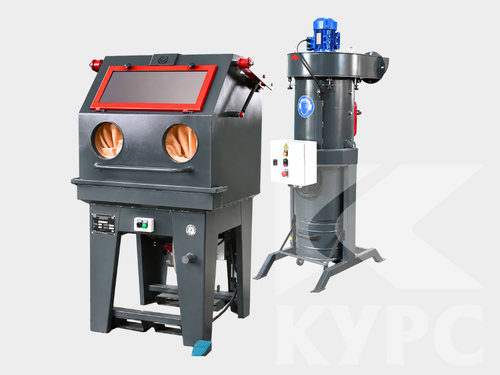 Пескоструйная камера ВМЗ® КСО®-80-И-СФ инжекторная с фронтальной загрузкой, с фильтром
